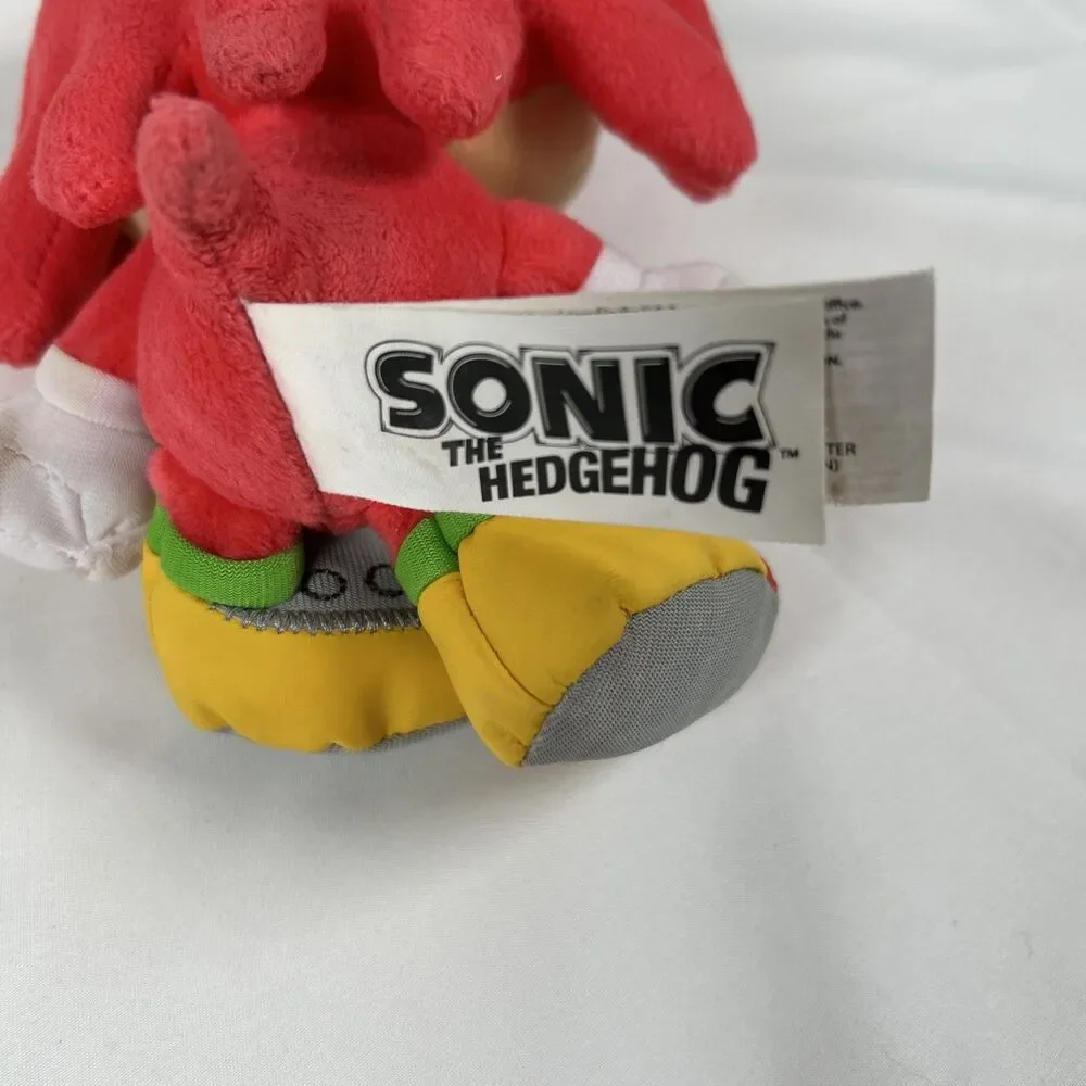 Sonic the Hedgehog Knuckles Red and Tails Yellow 8-inch Plush 2023 Stuffed Toy